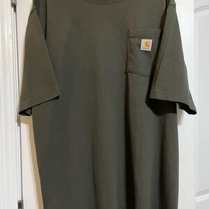 Carhartt Men's Dark Green Short Sleeve Tee